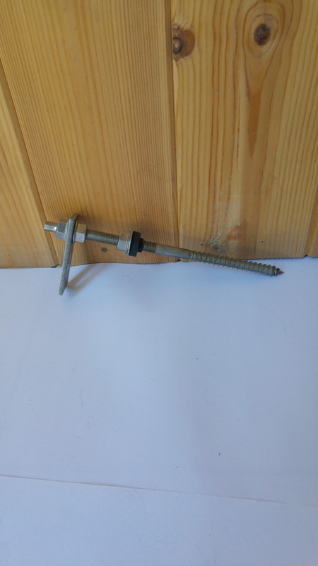 Inox screw placement in wooden roof docusates K2 RF HB BC 12 x 250 PA PV Mounting Systems 3