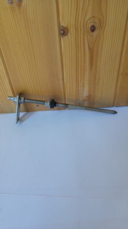 Inox screw placement in wooden roof docusates K2 RF HB BC 12 x 300 PA PV Mounting Systems 3