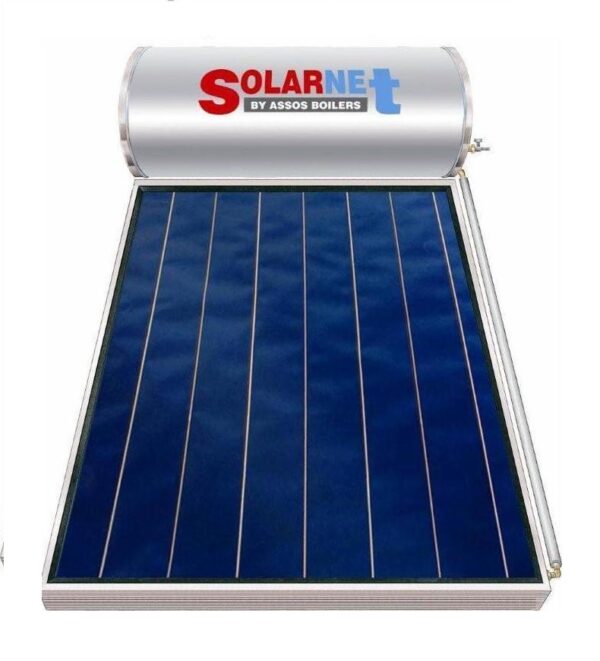 Solarnet M160lt/2m² Glass Διπλής Ενέργειας Ηλιακοί Θερμοσίφωνες