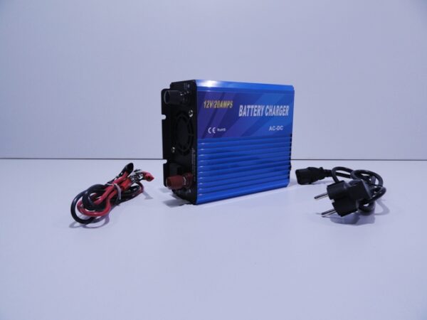 Pulsed battery charger Tianyu 20Α – 12V with battery type selection Batteries' Charger & Maintenance 4