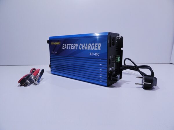 Pulsed battery charger Tianyu 40Α – 12V with battery type selection Batteries' Charger & Maintenance 3