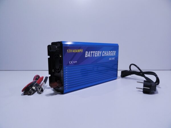 Pulsed battery charger Tianyu 40Α – 12V with battery type selection Batteries' Charger & Maintenance 4