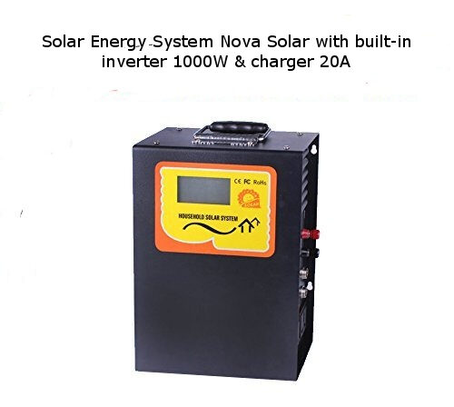 Φορητός Ενεργειακός Σταθμός Nova Solar με ενσωματωμένο inverter 1000W AC Φορητοί Ενεργειακοί Σταθμοί