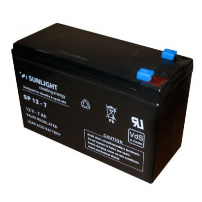 Solar Battery AGM maintenance free SunLight AccuForce 12V – 7 Ah Sealed Batteries AGM-12V GU