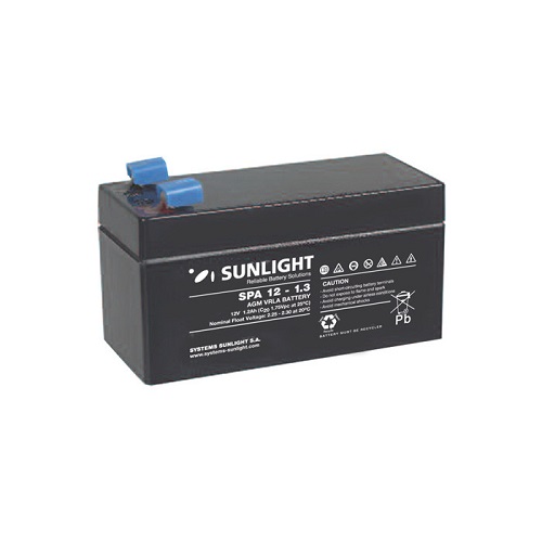 Solar Battery AGM maintenance free SunLight 1.3 Ah / 12V Sealed Batteries AGM-12V GU