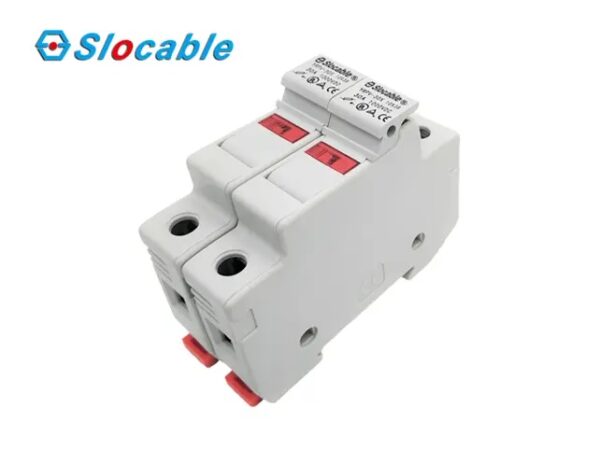 Slocable Solar PV Fuse Holder with LED Indicator Light 1000V DC Rag material