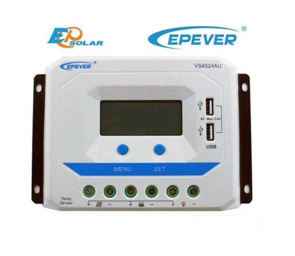 Ρυθμιστής φόρτισης φωτοβολταϊκών PWM Epsolar/EPEVER VS4524AU 45A 12/24V Παλμικοί Ρυθμιστές Φόρτισης (PWM)