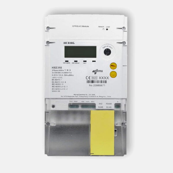HEXING HXE310 + MODEM (THREE PHASE DIRECT CONNECTION METER) Electricity Meters