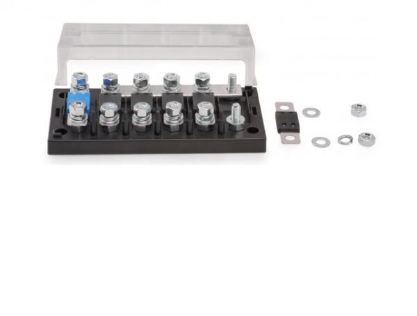 V.E. SIX WAY FUSE HOLDER FOR MEGA FUSE WITH BUSBAR 250A Rag material 2