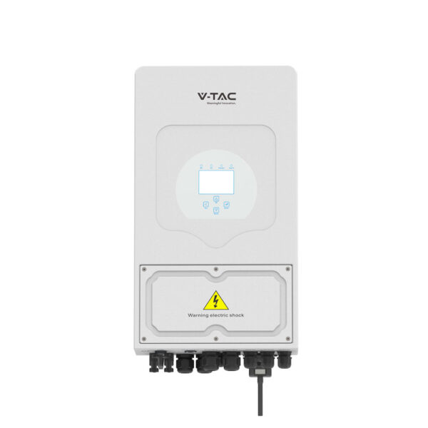 Single-Phase Hybrid On/Off-Grid Inverter 5KW with IP65 V-TAC LCD Display On-Grid