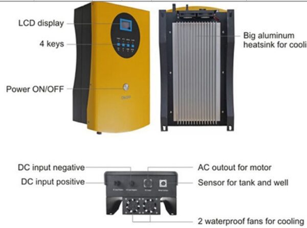 Μετατροπέας ηλιακών αντλητικών συστημάτων (Inverter) Setec Power SGY3700H 3,7 KW Ηλιακή Άντληση (χωρίς μπαταρίες) 4