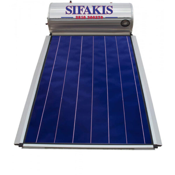 Ηλιακός SIFAKIS 200 / 2.62m² Glass Επιλεκτικός Τιτανίου Διπλής Ενέργειας Ηλιακοί Θερμοσίφωνες