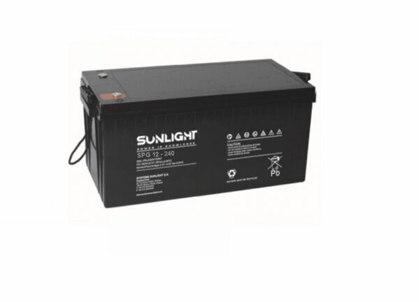 SUNLIGHT SPG 12V-240Ah S VRLA – GEL 12V 202Ah (C10) Batteries GEL