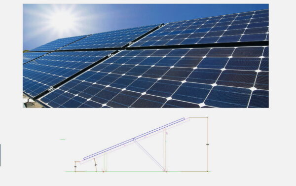 Double mount Pv in Landscape layout PV Mounting Systems
