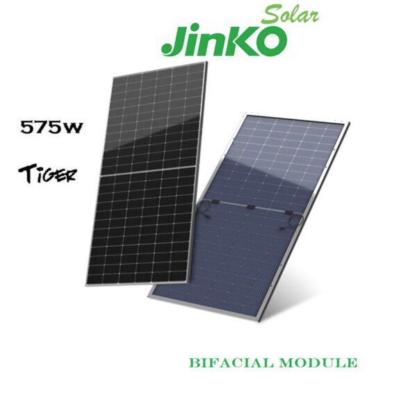 JINKO SOLAR TIGER 575Wp | BIFACIAL MODULE WITH DUAL GLASS | NEO N-TYPE  72HL4-BDV Φωτοβολταϊκοί Συλλέκτες