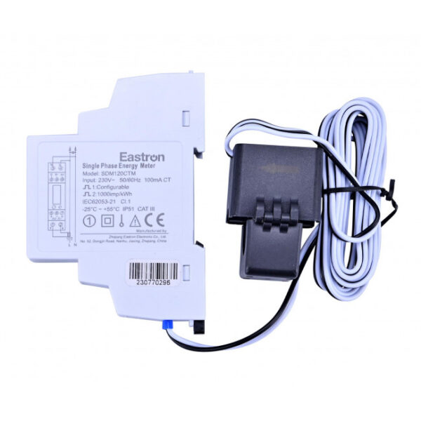 Epever SDM120P – 45A Din Rail Single Phase Energy Meter with Pulse Output Inverters' Accessories 2